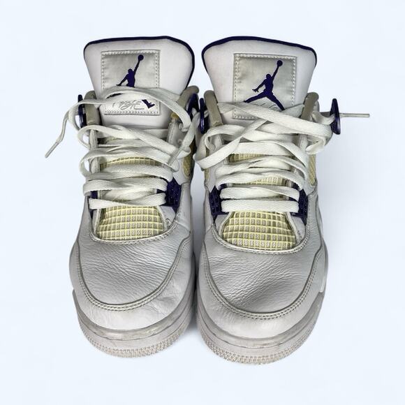 Jordan 4 Retro Mid Purple Metallic Men's Size 8 CT8527-115 - Picture 2 of 8
